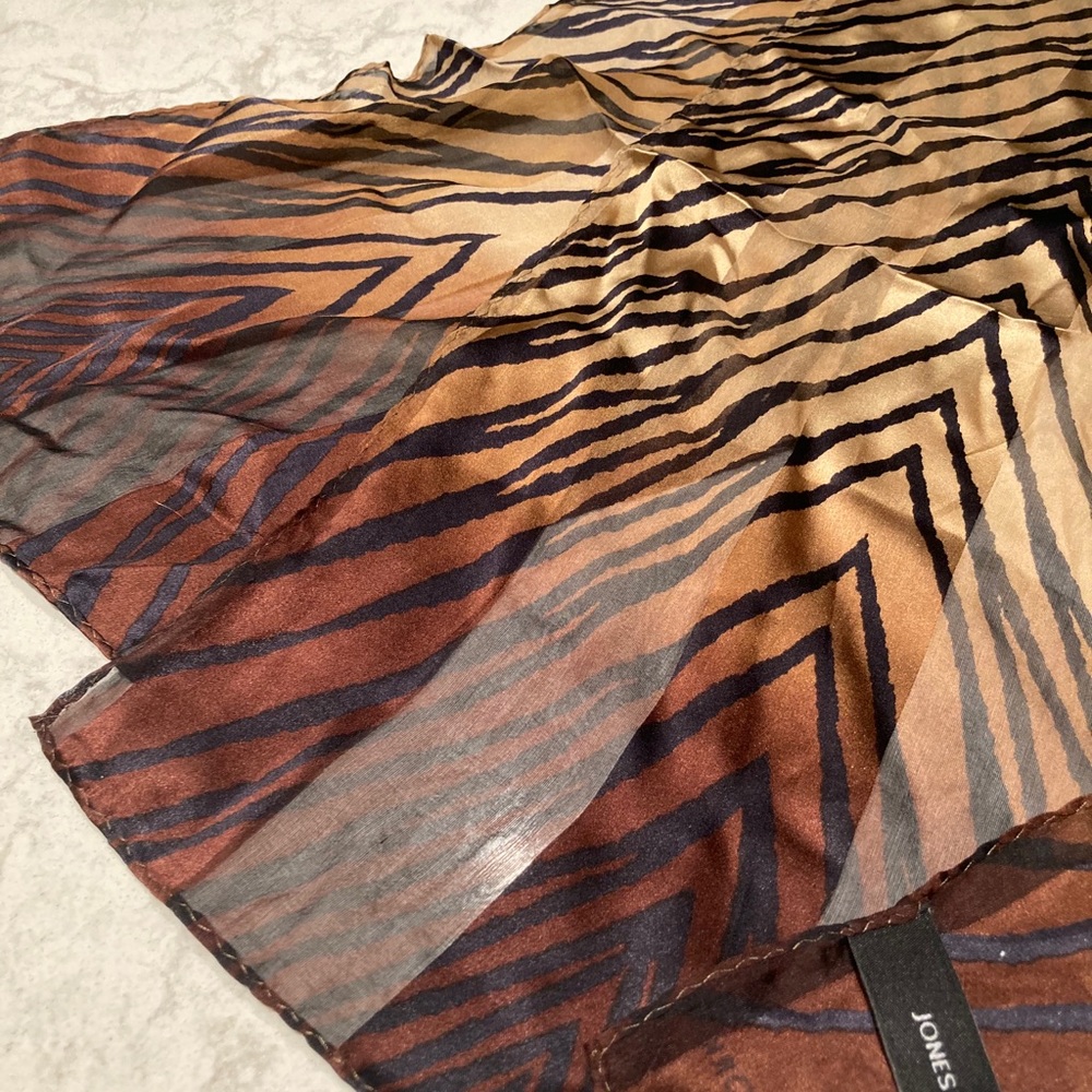 💙NEW Jones New York Silk Scarf - Picture 2 of 6